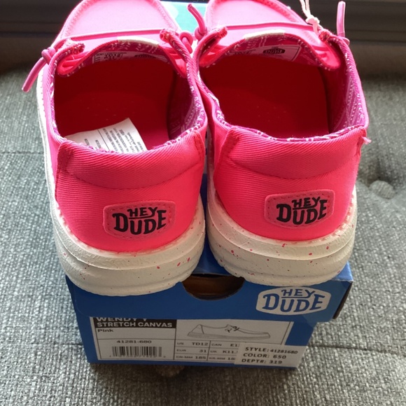 Hey Dude Toddler Girls' Wendy Canvas Casual Moccasin Sneakers, size 12 - Picture 5 of 12